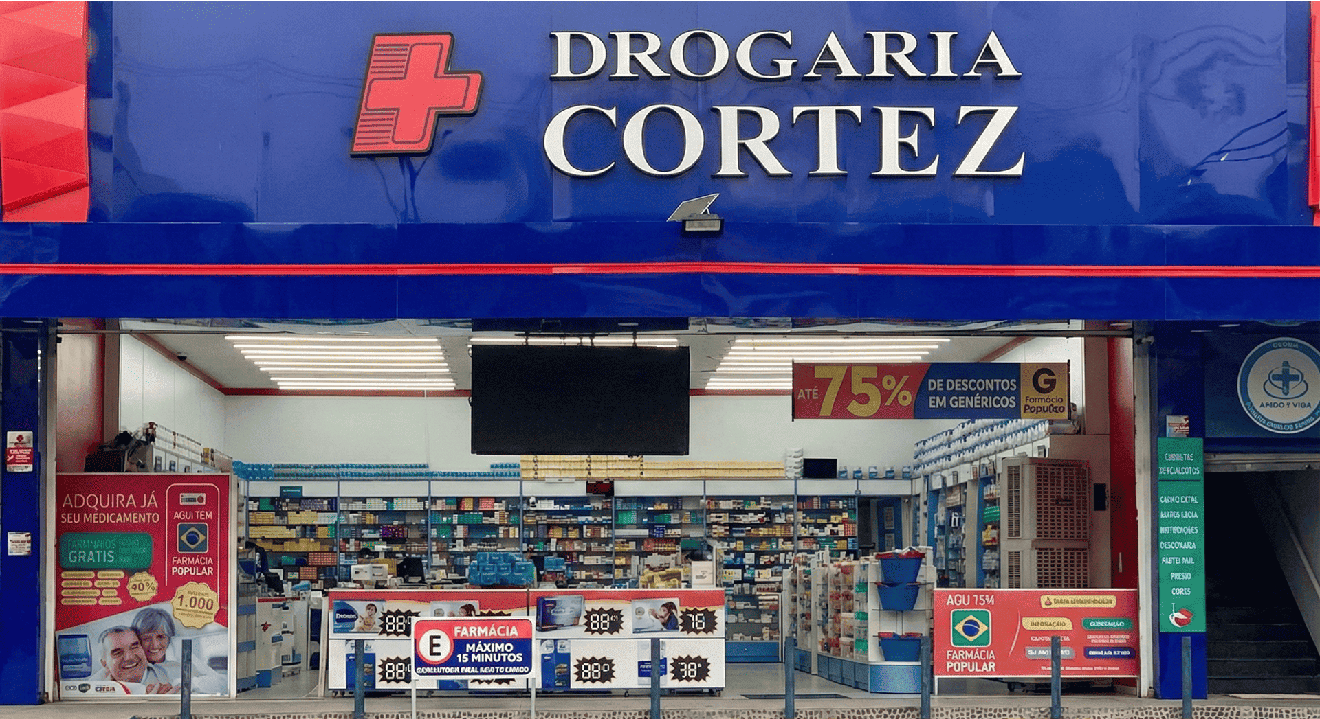 Drogaria Cortez Atualmente